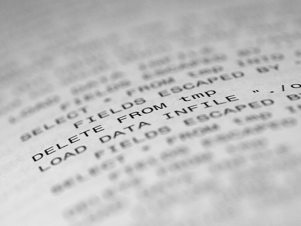 Close-up of printed text for contextual reading assistance