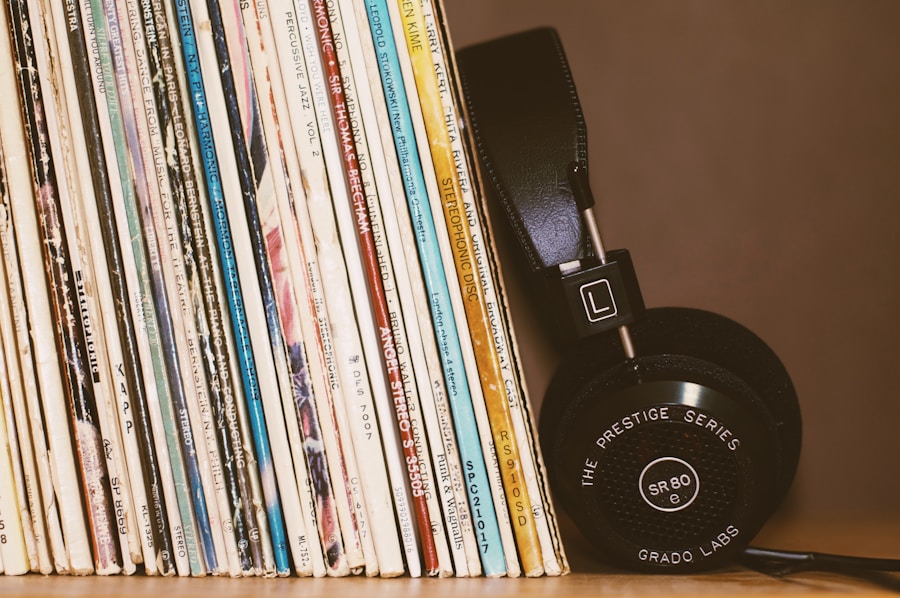 Warm audio setup with a quiet reading mood